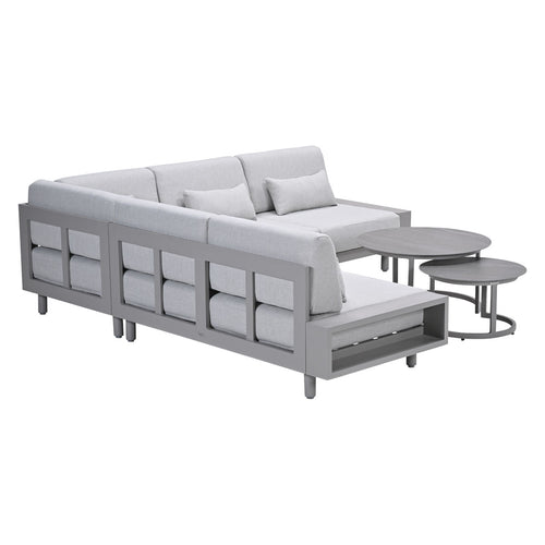 Garden Impressions Loungeset Lizzy 5-delig - Monte Carlo loungetafels