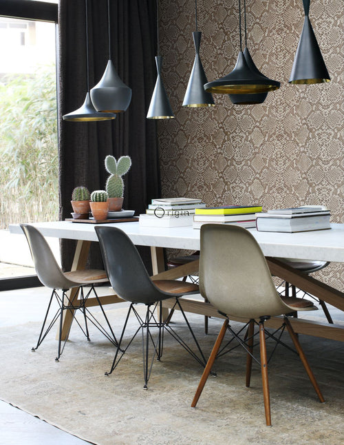 Origin Wallcoverings fotobehang slangenprint bruin - 100 x 279 cm - 357243 - vtwonen shop