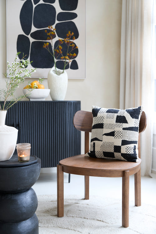 Light & Living kussen CESENA - 45x45cm - zwart - vtwonen shop