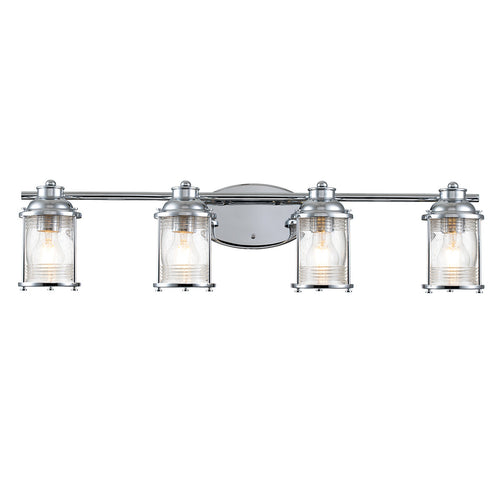 Elstead Kichler Ashland Wandlamp Gepolijst Chroom, IP44