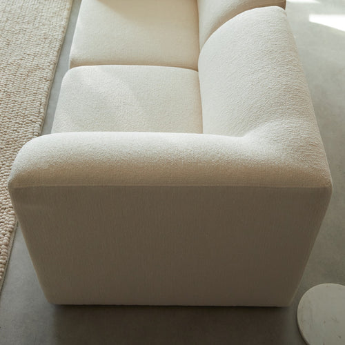 Tikamoon Modulaire bank in écru stof, 3-zits - Beige