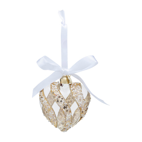 Rivièra Maison Fill Your Heart Ornament gold - Glas - Goud - vtwonen shop