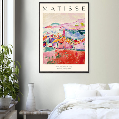 Artfulprints Poster Matisse - View of Collioure 1905   - 50x70 cm - Meerkleurig
