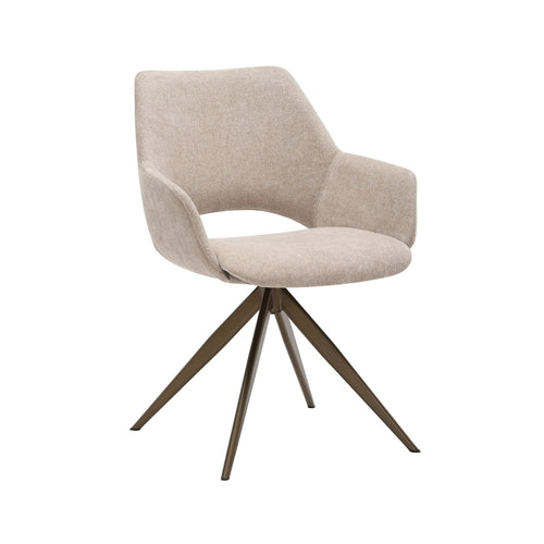 Starfurn  eetkamerstoel Daisy - beige - 60x61x82cm