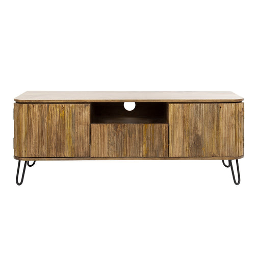 Giga Meubel Tv-meubel Wave - Naturel Hout - 135x40x50cm