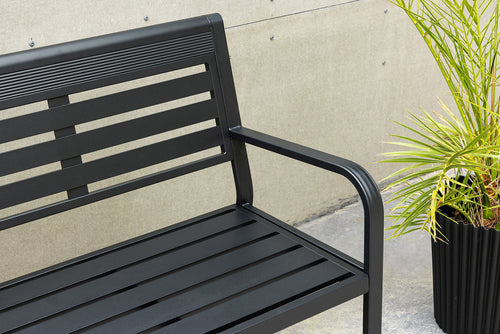 Rebellenclub Tuinbank Rost - 125x 60cm - Zwart - vtwonen shop