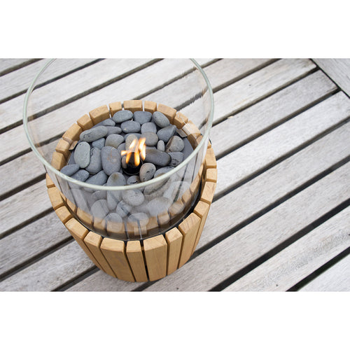 Cosi Fires - Cosiscoop Timber - gaslantaarn - Ø18 x 30 cm - vtwonen shop
