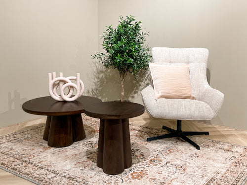 Brix salontafel Clubs - 80cm - mangohout