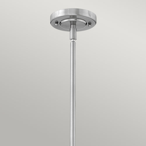 Elroy Hinkley 1 hanglamp geborsteld nikkel