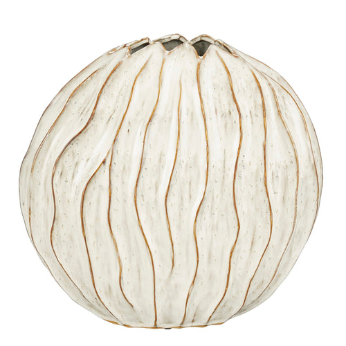 Mica Decorations Jovi Vaas - L43 x B23 x H41 cm - Keramiek - Wit - vtwonen shop