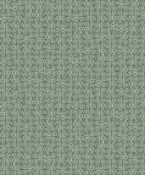 Masureel behang grafisch motief groen - 53 cm x 10.05 m - 630670