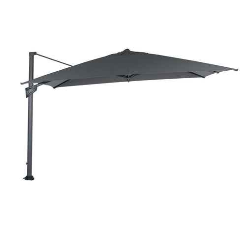Hawaii King pole parasol - 400x400 cm - carbon black - donker grijs - vtwonen shop