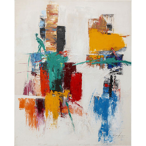 Kare Design Schilderij Be Happy 120x150cm - vtwonen shop