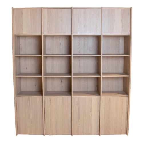 DÉJA Living Wandkast Soria - Naturel Eiken - 180x40x200cm