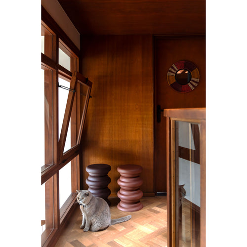 Dutchbone Artemis Kruk/ Bijzettafel Terra Bruin - vtwonen shop