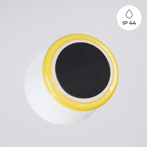 Sollux Lighting Plafondlamp ZORI geel IP44 - 12x16x12cm