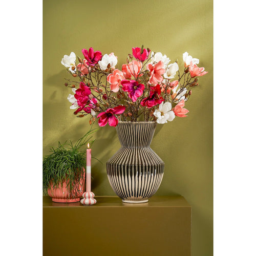 Mica Decorations Magnolia Kunstbloem - H88 cm - Perzik