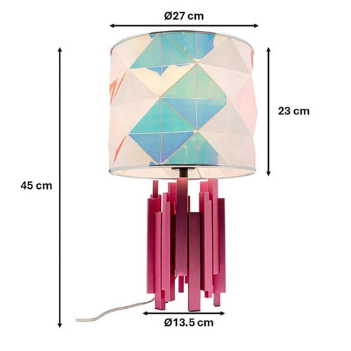 Kare Design Tafellamp Coachella 45cm roze - vtwonen shop