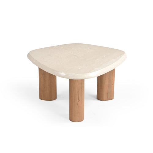 Starfurn Salontafel Nuvé - Organisch Hout/Marmer - 84x75x35cm