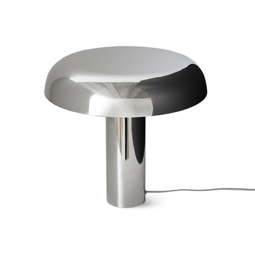 HKLIVING tafellamp Mushroom – chrome
