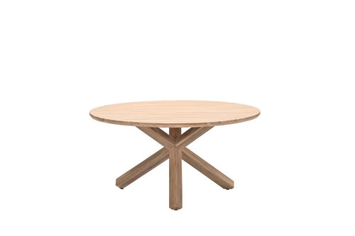 Urania tafel - rond 150 cm - acaciahout met white wash