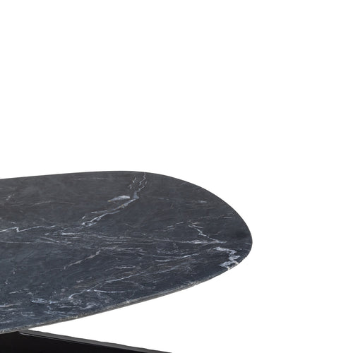 Giga Meubel Salontafel Richy - Zwart Marmer - 120x70x38cm - vtwonen shop