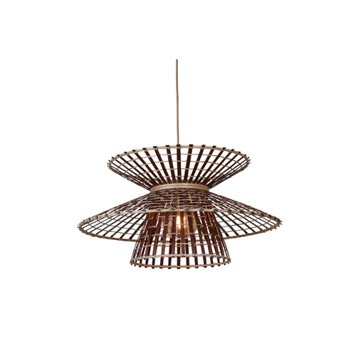 GOOD&MOJO hanglamp MACHUPICCHU - bruin - Ø57cm - vtwonen shop