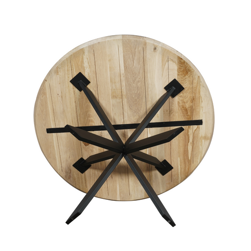 Starfurn  eettafel Ferris - bruin - 110x110x76cm - vtwonen shop