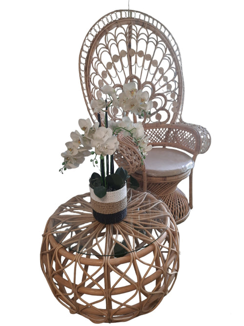 FurniLux Natuurlijke plantenbakken/ Mandenset - 20x20x21cm