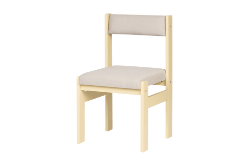 noo.ma Kini eetkamerstoel - Butter Yellow & Oatmilk Beige