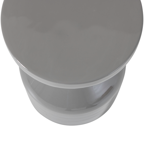 WOOOD bijzettafel Floyd - Metaal - Lichtgrijs - 47x30x30 - vtwonen shop