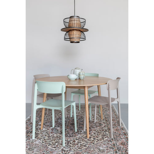 Housecraft Living Clive Tuinstoel/ Eetkamerstoelen Lichtbruin - Set van 4