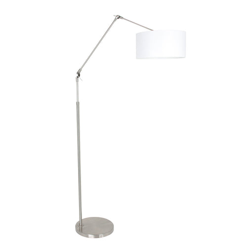 Steinhauer vloerlamp prestige - 1 lichts - 145x 250 cm - mat chroom wit - vtwonen shop