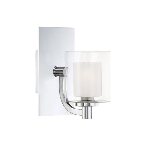 Elstead Quoizel Kolt Wandlamp Gepolijst Chroom, IP44