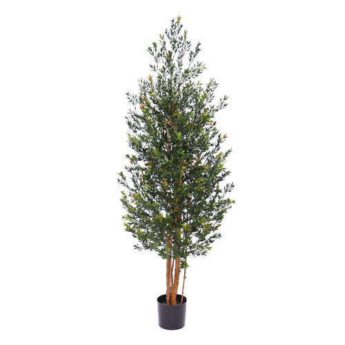 Maxifleur Kunst Buxus Haagplant 165cm Groen/rood