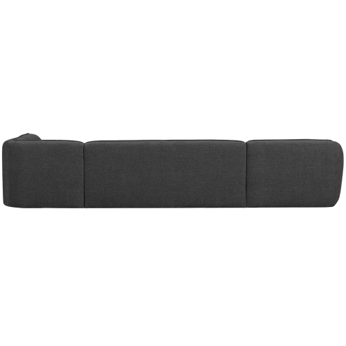 WOOOD bank rechts Polly - Polyester - Grijs - 71x353x150/245 - vtwonen shop