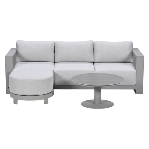 Garden Impressions Loungeset Malakka 3-delig chaise longue - taupe