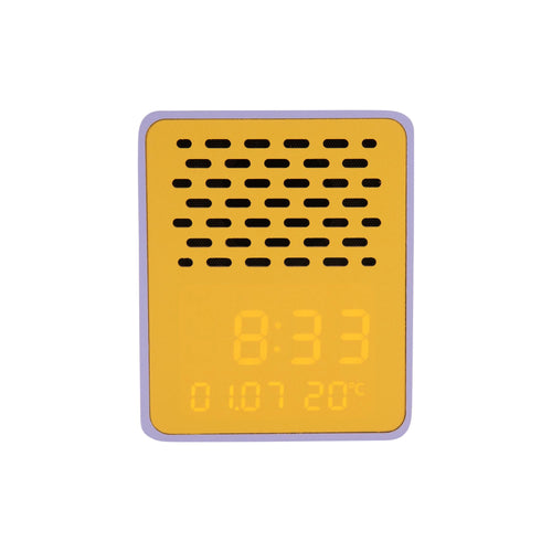 Karlsson wekker Funky Vibes - paars - 9.5x6.5x11.5cm - vtwonen shop