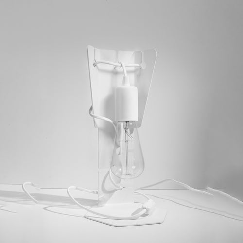 Sollux Lighting Tafellamp ARBY wit - 15x15x31cm