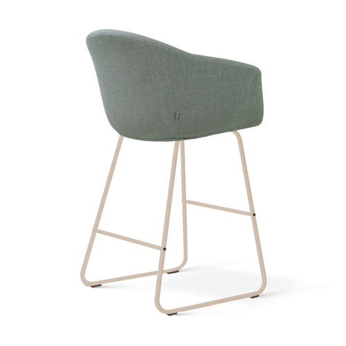 Nolon Nino-Otis barkruk saliegroen - beige onderstel - 65 cm