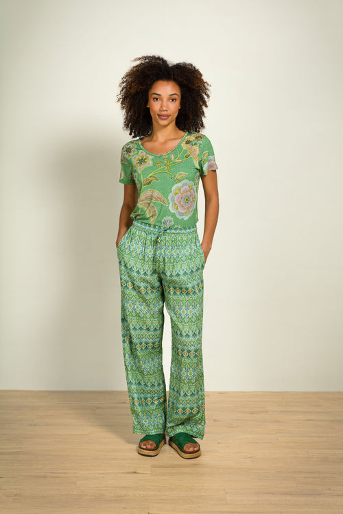 Pip Studio - Toy Pyjama Shirt - Dames - Matata - Groen - XS