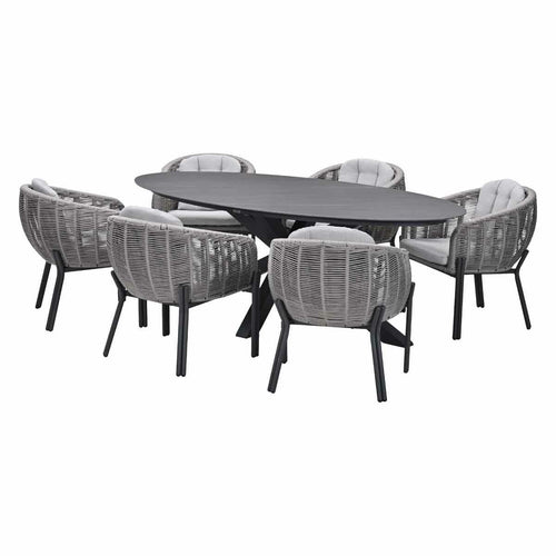 Garden Impressions tuinset Padula - Scot - Napoli grey - 230x115 - 7-delig - vtwonen shop