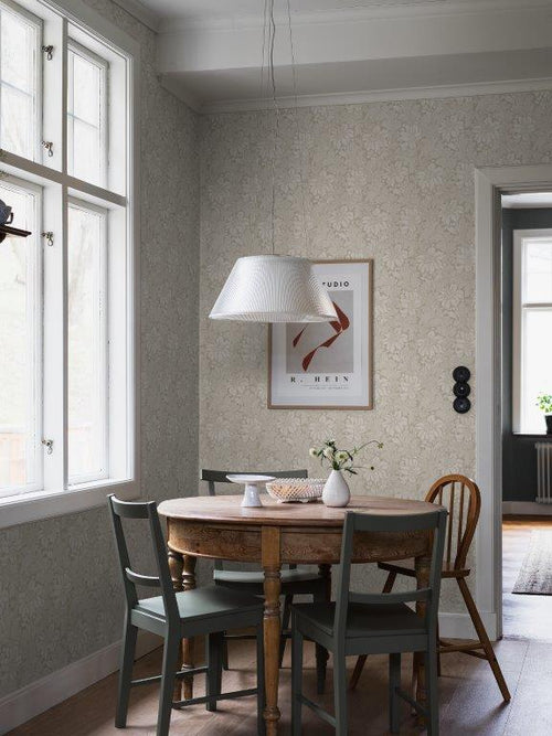 Borastapeter behang bloemen beige - 53 cm x 10.05 m - 660998 - vtwonen shop