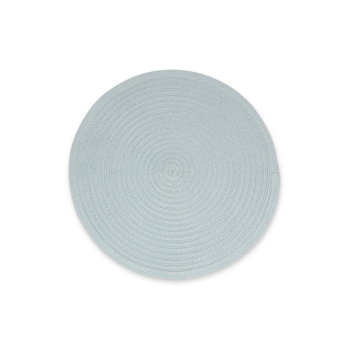 Ona - Placemat 36cm rond blauw Nala - Set van 4