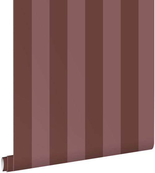 ESTAhome behang strepen donker paars en mauve paars - 50 x 900 cm - 131977