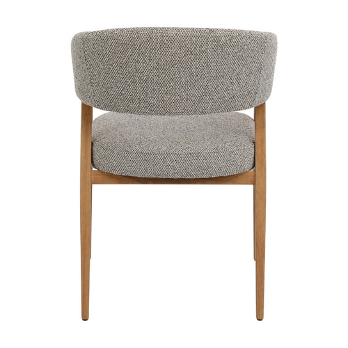 DÉJA Living Eetkamerstoel Fureso - Taupe/Naturel - Set van 2