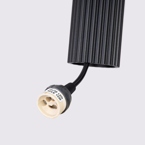 Sollux Lighting Hanglamp KARBON 2 zwart - 30x6,5x90cm