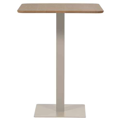 WOOOD bartafel afgeronde hoek dl Tablo - Transparant - 107x79x79