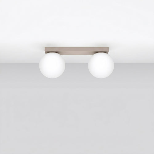 Sollux Lighting Plafondlamp YOLI 2 taupe - 34,5x12x14,5cm