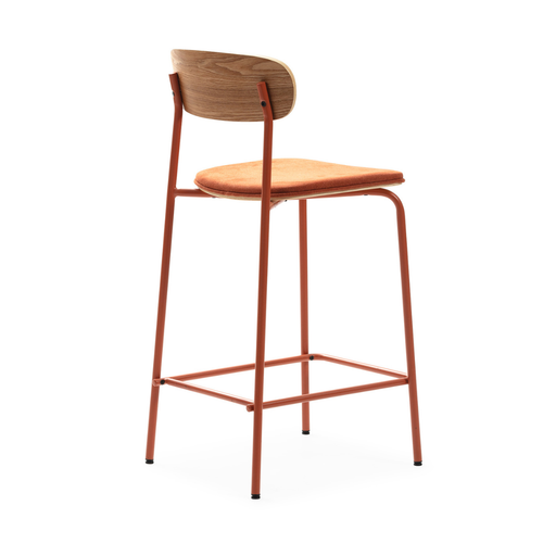 Calicosy - ADRIANA Set van 2 krukken - Grijs - 48x42x66 cm